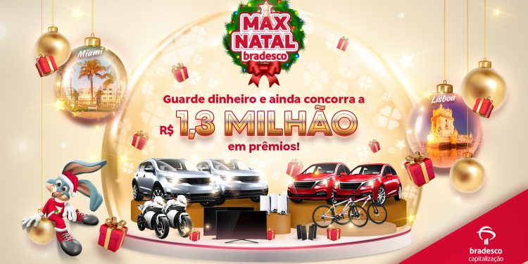 Max Natal Bradesco terá premiações que vão de R$ 1 mil até R$ 150 mil