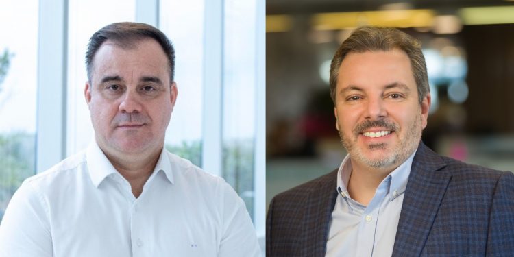 Douglas Duran, superintendente executivo da Bradesco Capitalização, e Marcelino Cruz, diretor executivo de desenvolvimento de negócios B2B da Livelo